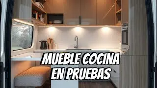 Mueble provisional de cocina.