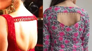 Back Neck Design for Blouse and Kurti |  Thaiyal Kalai | TK