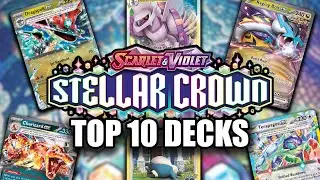 Top 10 Best Pokemon TCG Decks With Decklists (Stellar Crown Format)