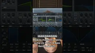Nasty Jump up Drum & Bass Serum Sound Design Tutorial #dnb #producer #serum