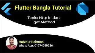 Http package in Flutter API get data from the internet Bangla tutorials
