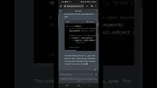 Python program to find the spam emails using chat gpt