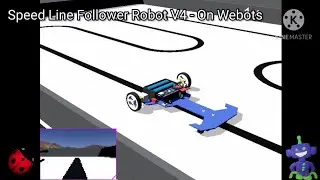 Speed Line Follower Robot V4 - On Webots