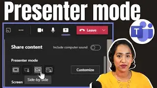 How to use Presenter Mode in Microsoft Teams