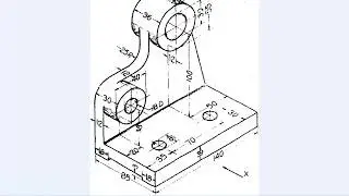 BASIC solidworks tutorial on orthographic drawing.