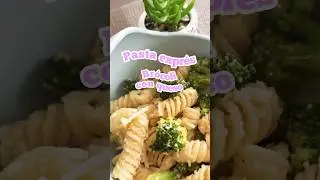 Pasta con brócoli y queso 🥦💖