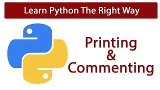 How to print and comment out something in Python 3