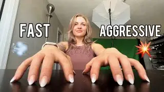 💥ASMR FAST & AGGRESSIVE UNPREDICTABLE TRIGGERS FOR MAX TINGLES