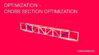 Karamba3D Tidbits #38 Cross Section Optimization of Beams