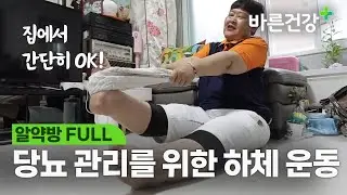 수건과 우산만 있으면 누구나 할 수 있는 당뇨 관리에 좋은 하체 운동!?ㅣ알약방 FULL.VER