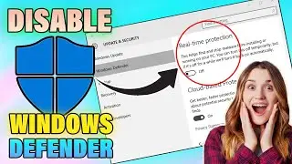 How to Disable/Enable WINDOWS DEFENDER (2023) ✅ Disable WINDOWS SECURITY Temporarily or Permanently