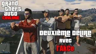 Deuxième Délire sur GTA ONLINE avec l'AkCo - Virée en Camion de Pompier [FR]