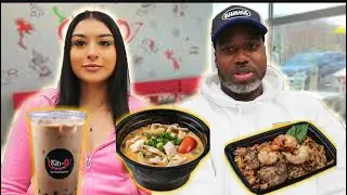 Trying Kin-D Restaurant…..Wait what did she just say(ft. Morgan, Lita 10k) || ItsKJ