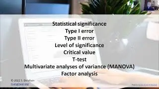 Statistical Significance, Type I Error, Type II Error, Level of Significance, Critical value, T-test