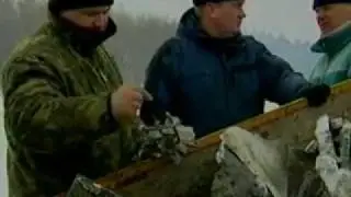 Со дна озера поднимают самолёт ww2