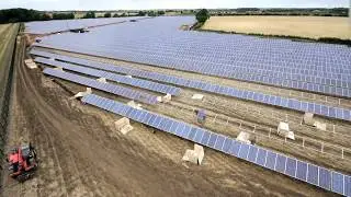 Marston Solar Farm 6 week contruction Timelapse video| Lightsource bp