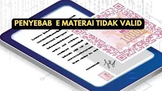 Penyebab Pembubuhan E-Materai Gagal yang sering terjadi