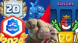 How I Won 20-0 in 20WIN Challenge 2024 Clash Royale || Best No Skill Deck || Tips and Tricks