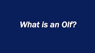 What is an Olf? Definition and examples