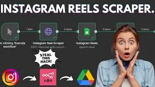 How to Scrape VIRAL Instagram Reels in ONE CLICK using N8N!