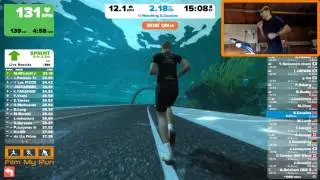 Zwift Running - 5k Using Badly Calibrated Tick X