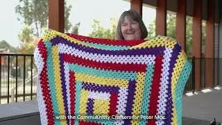 CommuKnitty Crafters visit Peter Mac