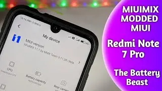 MIUIMIX Rom for Redmi Note 7 Pro Review • Amazing Battery Life and Features 🔥