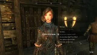 Lilija the Stormcloak Follower - Lilija delivering medicine to the Grey Quarter