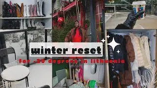 Winter Reset with me | and Deep cleaning my apartment again