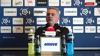 [Transmisja] Konferencja prasowa trenera Jacka Zielińskiego przed meczem z Rakowem Częstochowa