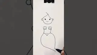 How to draw a mermaid || #art #howtodraw #youtube