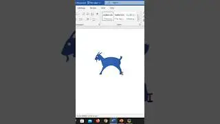 Goat symbol in ms word 