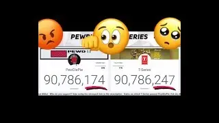 The Moment PewDiePie Got Passed For The 3rd Time