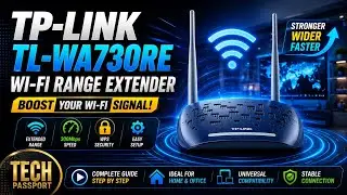 TP-Link TL-WA730RE Range Extender 📶 Boost WiFi Signal & Network Coverage 📶 Improve WiFi Signal