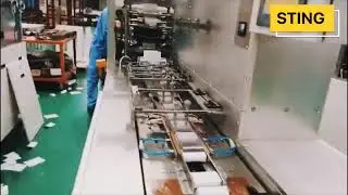 Double paper soap wrapping machine