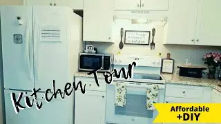 Budget Friendly Kitchen Tour + DIY Projects