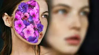 Floral Face Effect / Photo Manipulation / Picsart Tutorial