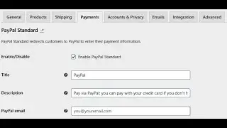 How to restore standard paypal in WooCommerce?