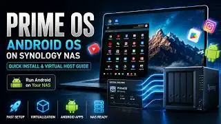 Prime OS Quick Look Install Virtual Host Synology NAS | Android Prime OS virtualization in Synology