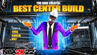BEST CENTER BUILD in NBA 2K22... *GAME-BREAKING* DEMIGOD CENTER BUILD! Best Build + Badges! NBA2K22