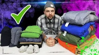 ✔️Как сложить куртку КОМПАКТНО ✔️ Правильно складываем и прячем одежду на зиму