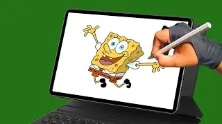 how to draw spongebob with ibis paint X 