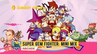 Super Gem Fighter: Mini Mix (1997) - Insert Coin / Attract Mode