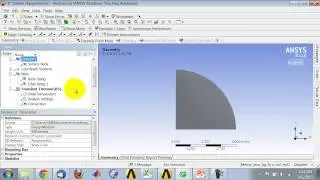 SimCafe: Axisym. Transient Conduction in ANSYS, Meshing and Setup