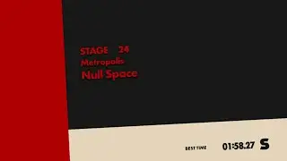Sonic Forces Metropolis Stage 24 Null Space
