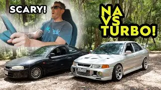 4G15 VS 4G93 TURBO Lancer Touge BATTLE