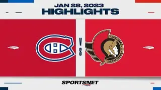 NHL Highlights | Canadiens vs. Senators - January 28, 2023