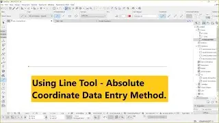 01.06.01 Using Line Tool-01  Absolute Coordinate Method.