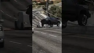 Brutal 1200Hp Ram TRX JUMP BRIDGE RAILING GUARD!!!!