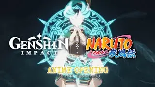 Genshin Impact : ANIME OPENING Venti Special(NARUTO SHIPPUDEN OP 08 - DIVER)